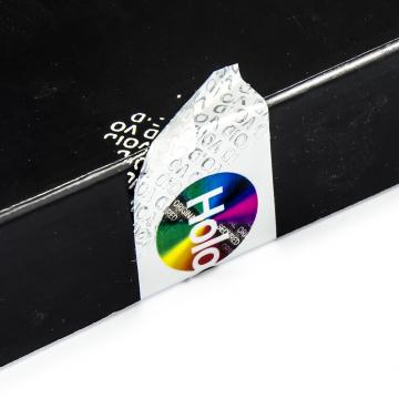Silberne matte selbstklebende VOID Sicherheitsfolie , Breite 30cm
