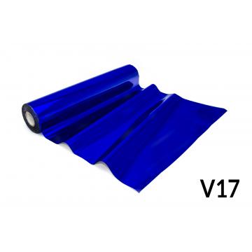 Folie für Hot Stamping - V17  leuchtend blau mit Tupfen